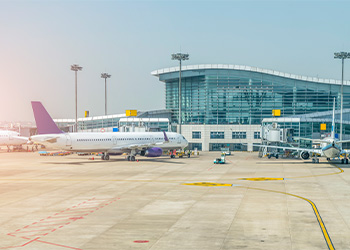 steel and alloys used in airport development structures